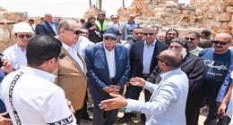 مستشار رئيس الجمهورية يتفقد دير مارمينا الأثري لمتابعة أعمال الترميم والتطوير