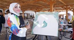 سمبوزيوم «المرأة والحياة» التشكيلي على نيل أسوان.. وما زال «الفن» يجري
