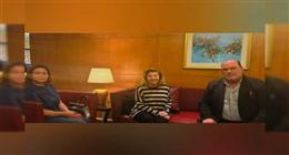 نقيب الفنانين العراقيين يطمئن على إلهام شاهين وهالة سرحان بعد تعذر عودتهما لمصر