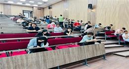 ختام أعمال الامتحانات بجامعة حلوان التكنولوجية الدولية