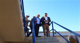 وزير الإسكان يتفقد محطة معالجة الصرف الصحي بقرية قمسيون بكفر الشيخ