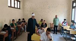 رئيس جامعة الأزهر يتفقد لجان امتحانات الشهادة الثانوية الأزهرية بمدينة نصر
