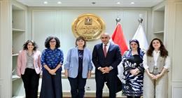 وزير التعليم يبحث مع منسق الأمم المتحدة آليات دعم المنظومة وربطها بسوق العمل
