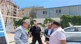مساعد وزير الصحة يتفقد إنشاءات مستشفى الحامول الجديد بكفر الشيخ