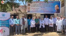 التحالف الوطني ينظم قافلة بيطرية مجانية لتحصين وعلاج المواشي في مراكز المنيا