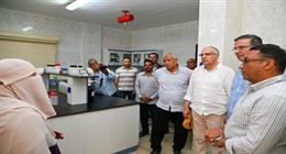 وزيرا الري والزراعة يتفقدان المعمل المركزي للمياه الجوفية بالوادي الجديد