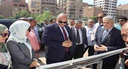 محافظ القليوبية يتفقد أعمال إنشاء فرع مكتبة مصر العامة بشبرا الخيمة 