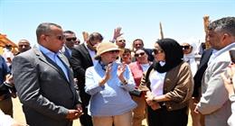وزيرة البيئة ومحافظ جنوب سيناء يفتتحان مشروع تطوير قرية الغرقانة في شرم الشيخ