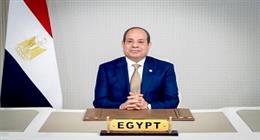السيسي يؤكد ضرورة الاستفادة من التهدئة الجارية للتوصل إلى وقف إطلاق النار في غزة