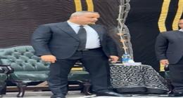 وزير الثقافة وخالد سرحان أول حضور عزاء والد تامر عبدالمنعم