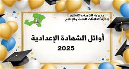 بالأسماء.. أوائل نتيجة الشهادة الإعدادية 2025 في محافظة المنوفية