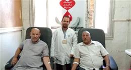 إقبال واسع للمواطنين في مستشفيات المنيا ضمن «اليوم العالمي للتبرع بالدم»