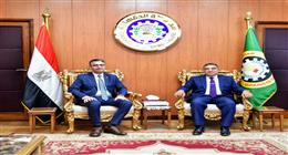محافظ الدقهلية يستقبل وزير التموين في مستهل زيارته لتفقد عدد من المشروعات 