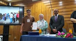 حفل تكريم لأساتذة معهد علوم وتكنولوجيا النانو بجامعة كفر الشيخ