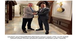  رئيس مصر للطيران يعقد سلسلة من اللقاءات الثنائية مع مصنعي الطائرات في الهند 