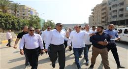 محافظ الجيزة يتابع أعمال التطوير في المناطق المحيطة بالمتحف المصري الكبير