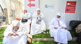 حجاج الجمعيات الأهلية يستعدون للتوجه إلى مزدلفة مع غروب الشمس