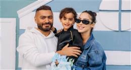 القصة الكاملة لمرض نجل تامر حسني وبسمة بوسيل.. ماذا حدث؟