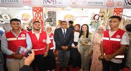 الهلال الأحمر يشارك بمنتجات يدوية وخدمات تطوعية في معرض «ديارنا مارينا»