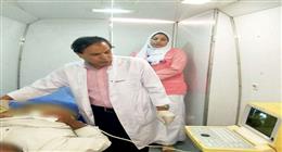 الكشف على 2291 مواطنا في قافلة طبية ضمن حياة كريمة بالشرقية