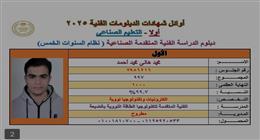 والد الأول على الدبلومات الفنية: تفوق نجلي ثمرة اجتهاد 5 سنوات