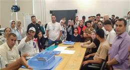 وفد طلابي من ذوي الهمم بجامعة طنطا يزور العاصمة الإدارية الجديدة