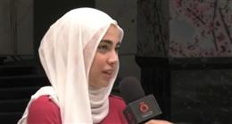 «الأمل وسط الأنقاض».. رسامة فلسطينية توثق آلام الطفولة في غزة