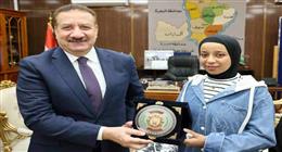 محافظ المنوفية يكرم الأولى على الجمهورية في الدبلومات الفنية