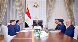 الرئيس السيسي: تنسيق كامل بين أجهزة الدولة لتحقيق الأمن الغذائي