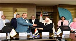  تعاون بين عضو التحالف الوطني ومستشفيات جامعة عين شمس لدعم الرعاية الصحية