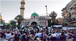 مظاهرات في سوريا تنديدا بالعدوان الإسرائيلي والتدخل الأجنبي (صور)