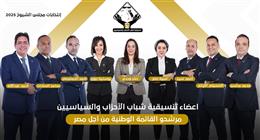 «التنسيقية» تعلن أسماء مرشحيها في القائمة الوطنية من أجل مصر بانتخابات «الشيوخ»