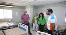 محافظ المنيا يتابع سير العمل في مستشفى الصحة الإنجابية بمركز مطاي