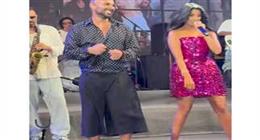 بعد ظهور أحمد سعد في حفل مع روبي.. موضة البناطيل الواسعة للرجال