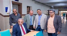 رئيس جامعة طنطا يتفقد استعدادات العام الدراسي الجديد 