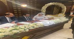 اللقطات الأولى من عقد قران الإعلامي محمد سعيد محفوظ 