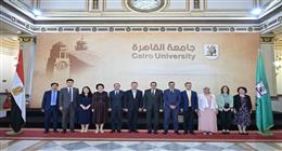 رئيس جامعة القاهرة: توسيع نطاق التعاون الأكاديمي والبحثي مع جامعات الصين