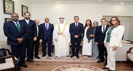 وزير التموين يلتقي الرئيس التنفيذي للمؤسسة الدولية الإسلامية لتمويل التجارة 