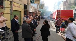 محافظ القاهرة: السيطرة على حريق عقار مصر الجديدة دون خسائر بشرية