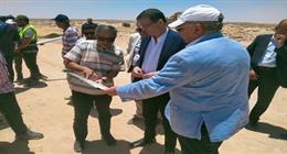 وزير الزراعة يتفقد أعمال حصر الأراضي الصحراوية بمنطقة العميد في العلمين