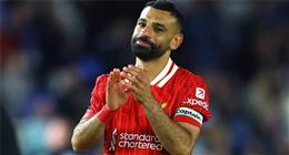 رد فعل مفاجئ من محمد صلاح على هدف جوهرة ليفربول الأسطوري «فيديو»
