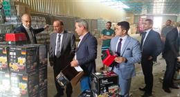 ضبط 3000 جهاز كهربائي مجهول المصدر في مخزن بالقليوبية 