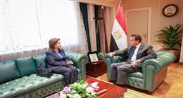 وزير الصحة يبحث مع مسؤول دولي تعزيز التعاون في صناعة الأدوية واللقاحات  