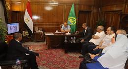 محافظ القليوبية: بدء إنشاء كوبري علوي بديلا لمزلقان عرب العراقي بمدينة قليوب 