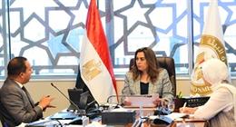 إجراءات وتوصيات.. وزيرة البيئة تتابع مستجدات العمل بمصرف المحيط بالمنيا