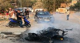 سقوط مسيرة إسرائيلية على سطح مستشفى في مدينة بنت جبيل جنوبي لبنان