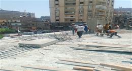 إزالة عقار على مساحة 1000 متر بعين شمس بالقاهرة لإقامته بدون ترخيص