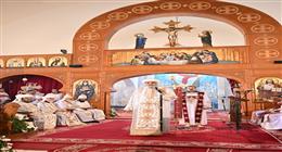  البابا تواضروس الثاني يصلي قداس آخر أيام صيام العذراء في العلمين 