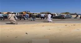 مصرع 5 أشخاص وإصابة 11 آخرين في حادث انقلاب ميكروباص بالمنيا