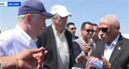 محافظ شمال سيناء للوفد الأمريكي: معبر رفح مخصص للأفراد فقط وكرم أبو سالم للشاحنات0